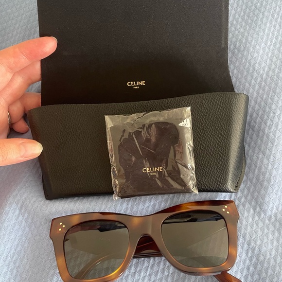 Celine Cat-Eye 50mm Tortoise Sunglasses - Picture 13 of 13